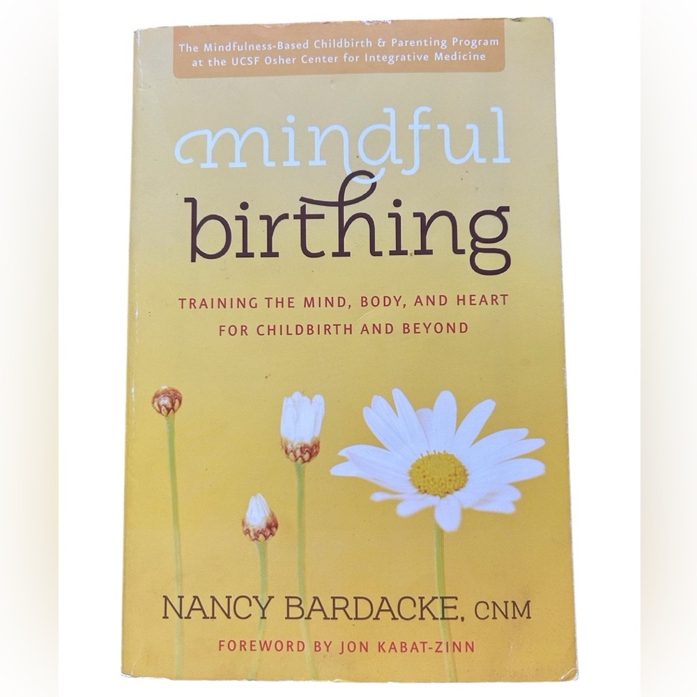 Mindful Birthing by Nancy Bardacke - Yellow Cover